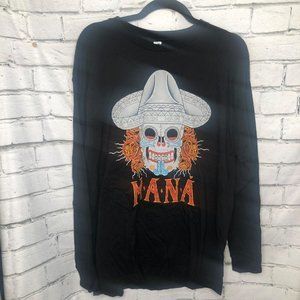 MANA 2023 Mexico Lindo Y Querido Tour Concert Long Sleeve Auth Merch Shirt Sz XL